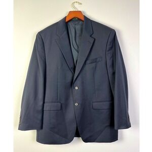 Lauren Ralph Lauren Classic‎ Wool Blazer Two Button Business Career Jacket 44R